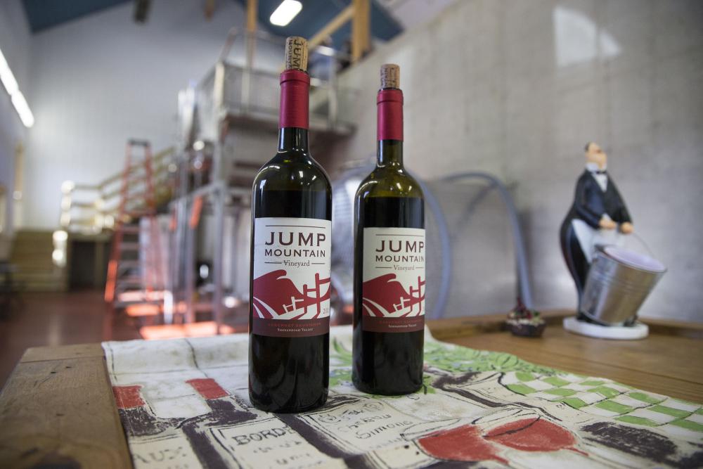 Bottles from Jump Mountain Vineyard